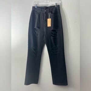 Genleck black jeans NWOT Tags came off